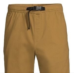 Men's Tony Hawk Men's Stretch Twill Flat Front Shorts with Buckle Closure XL